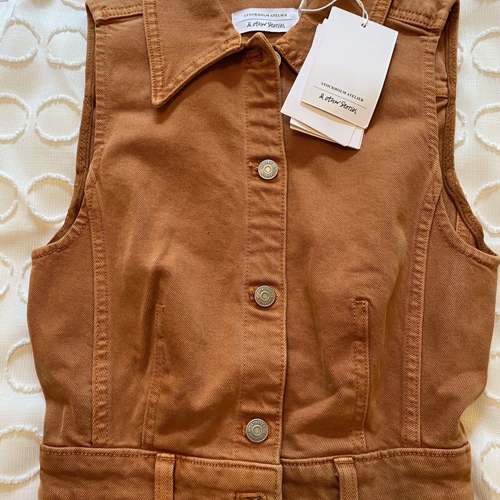 NWT denim mini dress from & Other Stories!!